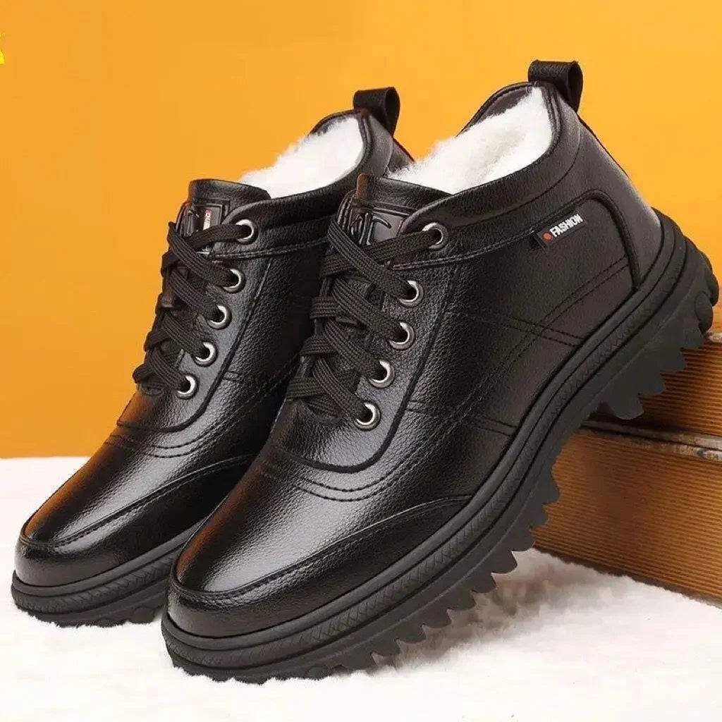 Nieuwe stijl Antislip Winter leren schoenen