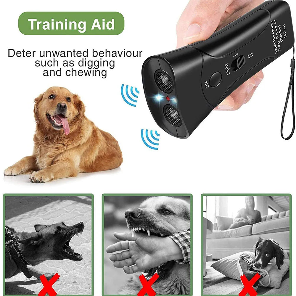 Hondenafweerapparaat voor agressieve honden, ultrasoon, ultra krachtig, anti-blaf