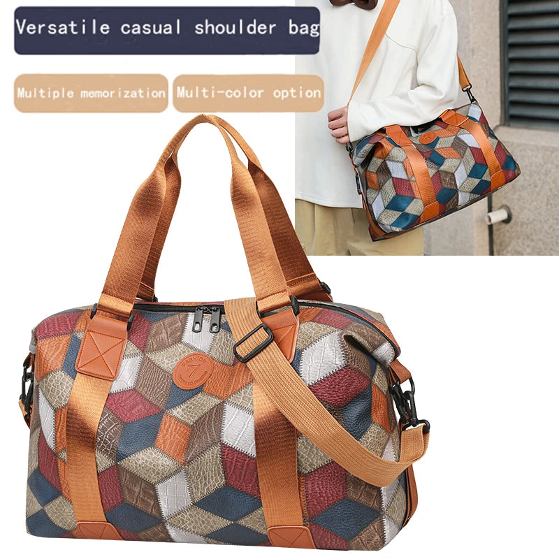 Moderne tas als schouder en handtas.