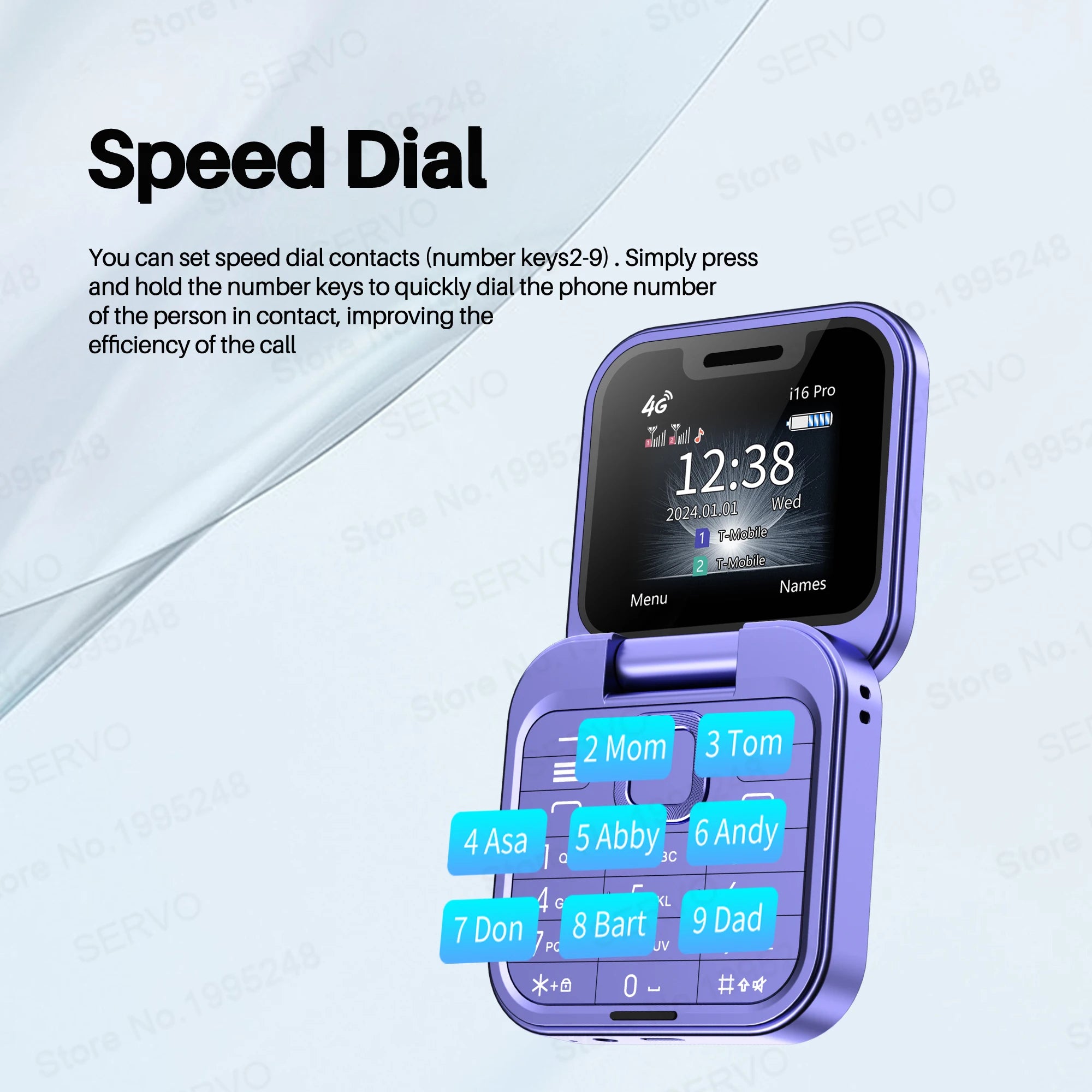 Unieke krachtig compacte telefoon